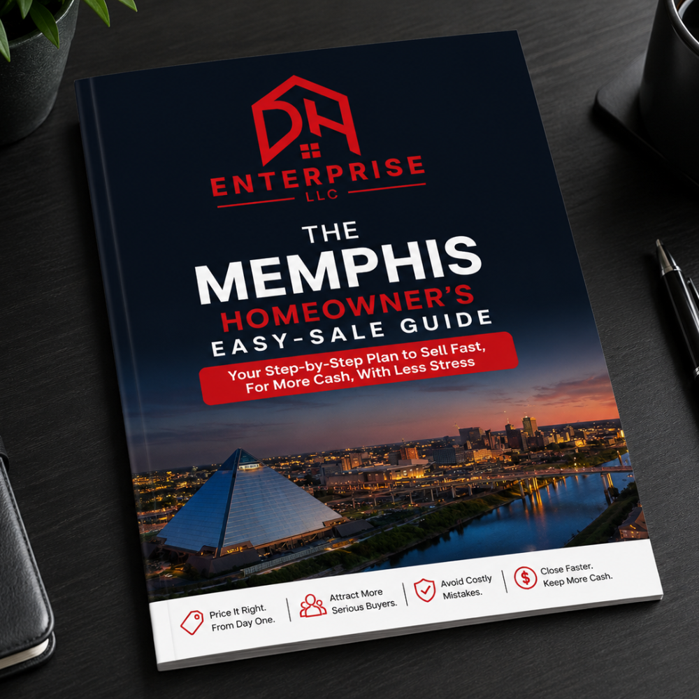 Free Memphis homeowner guide for selling a house from DOH Enterprise LLC