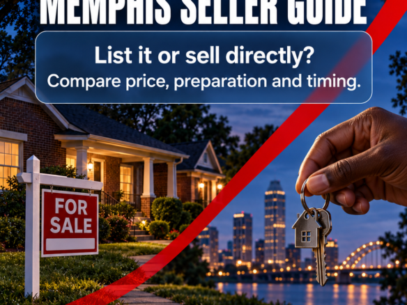 Memphis homeowner comparing a traditional listing with a direct property offer